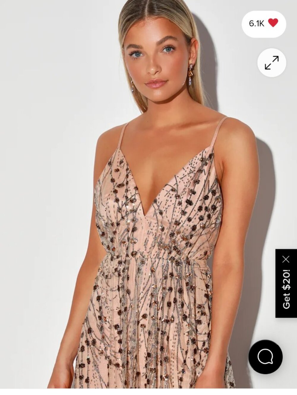 Lulus dress never worn , tags still on